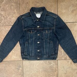 Old Navy Men's Dark Blue Denim Jacket